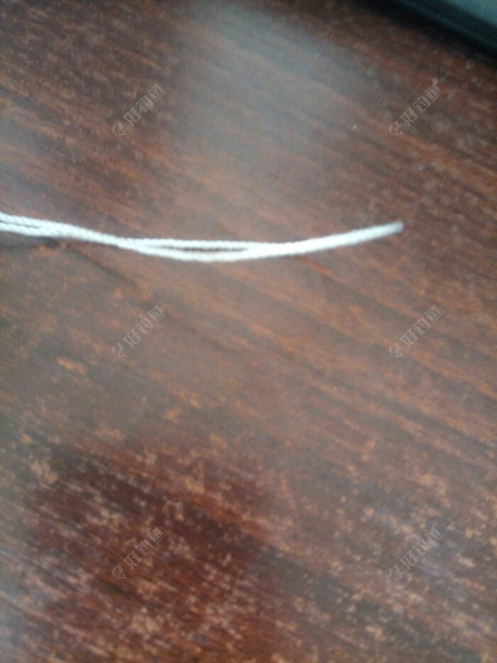 绳子结实，但太细，不容易操作，双股加粗