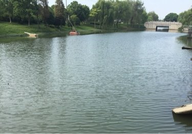 八里店派出所门前河