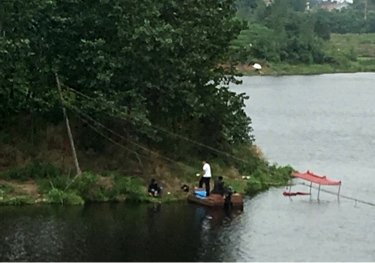 洪福山庄钓鱼