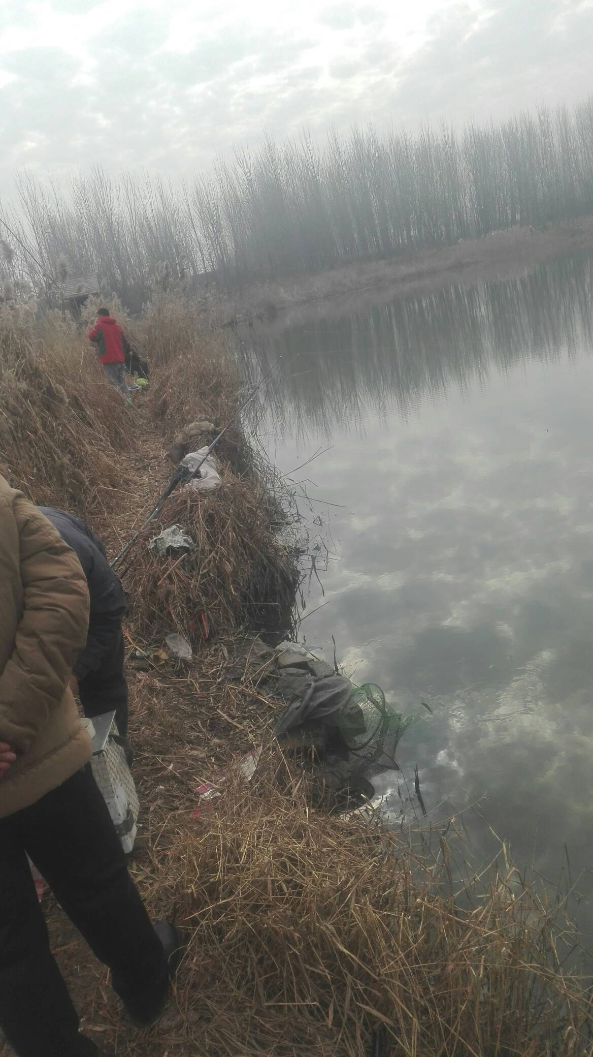 九里区小周屯村后塌陷地