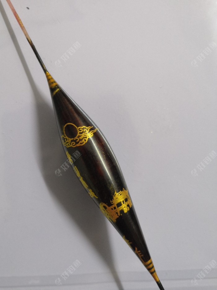 大漆芦苇手作浮漂彩绘浮漂