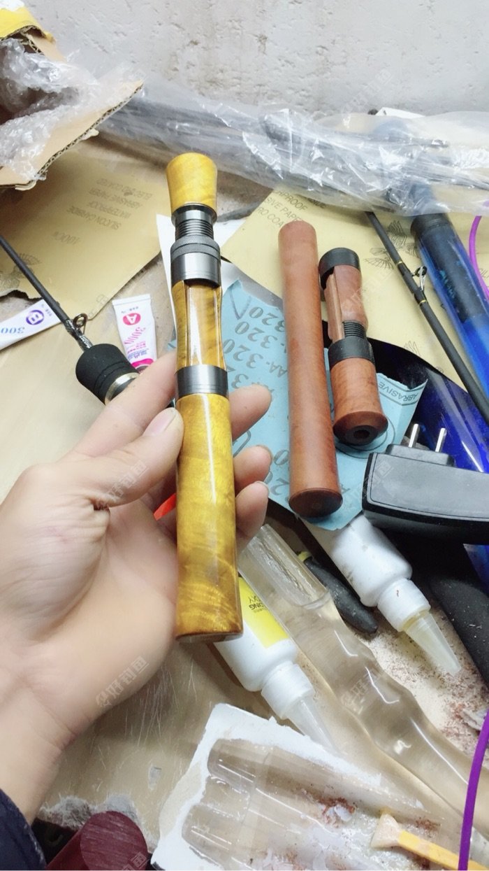 看看这个路亚把手漂亮不手工制作